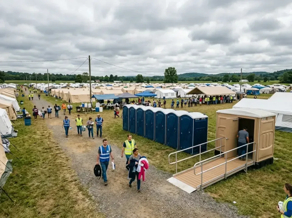 disaster-relief-camp-restrooms-010 — frequently asked questions, Dumpster & Portable Bathrooms Rental in Pine Mountain Lake,…